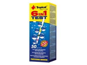 Tropical Test 6 in 1 - 50 strisce 300 test per acquari e laghetti
