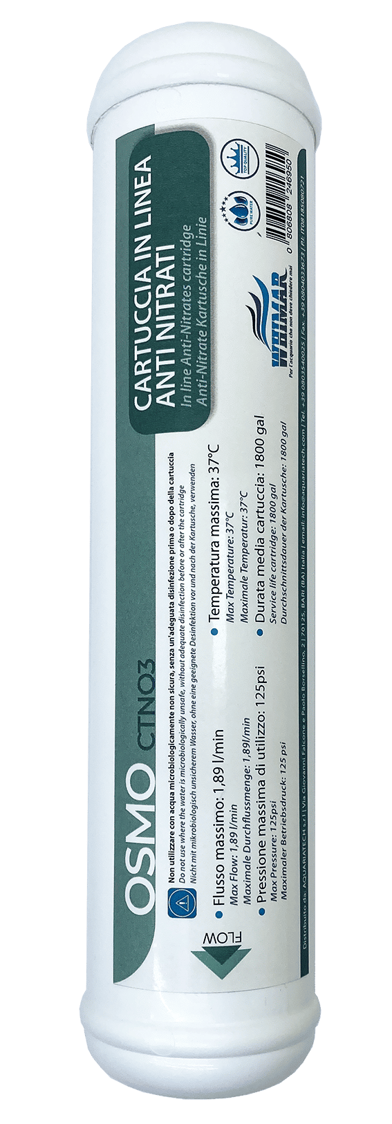 Whimar Osmo CTNO3 - inline nitrate cartridge
