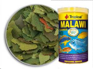 Tropical Professional Line Malawi Flakes 1000ml/200gr - mangime di base in scaglie per Ciclidi del lago Malawi