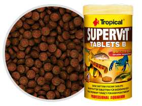 Tropical Compresse da Fondo Supervit Tablets B 50ml/200 pezzi Premium Line - mangime di base in compresse ricche di ingredienti per pesci che si nutrono sul fondo; con beta-glucano