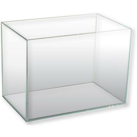 Aquariatech - Acquario artigianale 160L 80x40x50cm con vetro extra chiaro 10mm