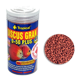 Tropical Professional Line Discus Gran D-50 Plus 1000ml/440gr - New Formula mangime granulare con astaxantina che intensifica i colori dei Discus