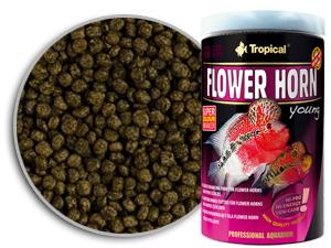 Tropical Professional Flower Horn Young Pellet 250ml/95gr - mangimeAltamente proteico per giovani in crescita Flower Horn