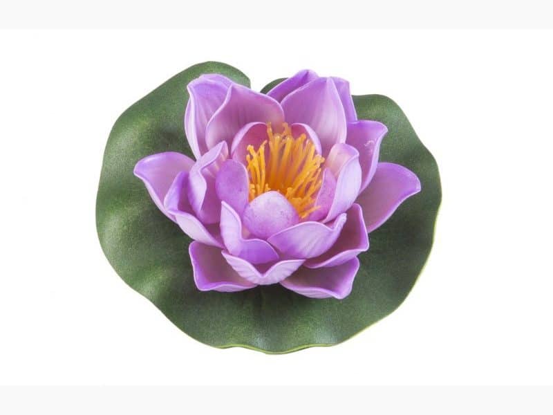 Velda Floating Lotus Foam Pink Ø10cm - decorazione sintetica galleggiante per laghetti