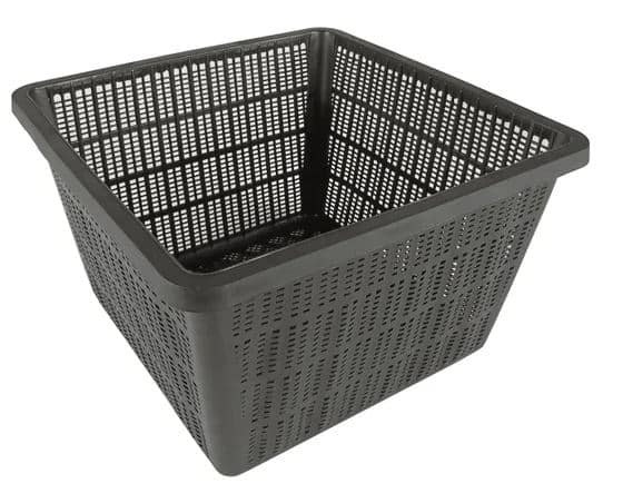 Velda Plant Basket Plastic Square cm11x11 - cesto quadrato in plastica rigida per piante da laghetto