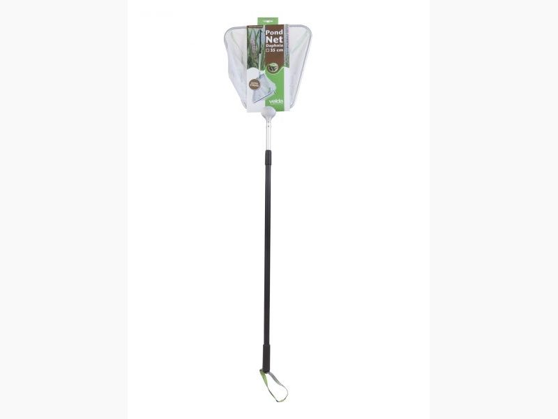 Velda Pond Net Daphnia Square Ø35cm - retino circolare a maglia fine con manico telescopico fino a 1,8m