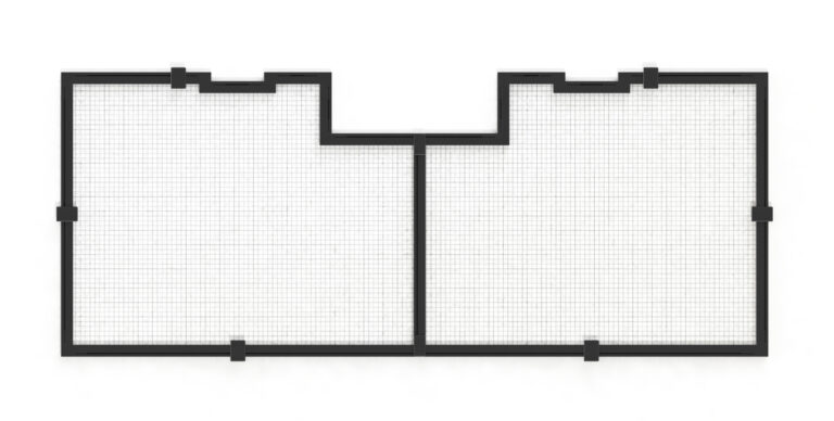 Example of Red Sea REEFER™ 350 Deluxe with cutouts for overflow and LED lights