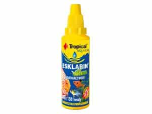 Tropical Trattamento Acqua Esklarin con Aloe Vera 50ml - Neutralizza metalli pesanti e protegge le mucose dei pesci in acquario