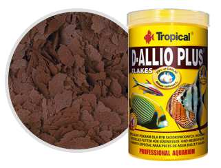 Tropical Professional Line D-Allio Plus Flakes 100ml/20gr - mangime in scaglie ricco di ingredienti, con aglio